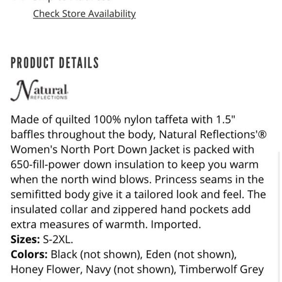 Cabela’s Duck Down Insulated Long Sleeve Puffer Jacket Pink size Small - Picture 9 of 9